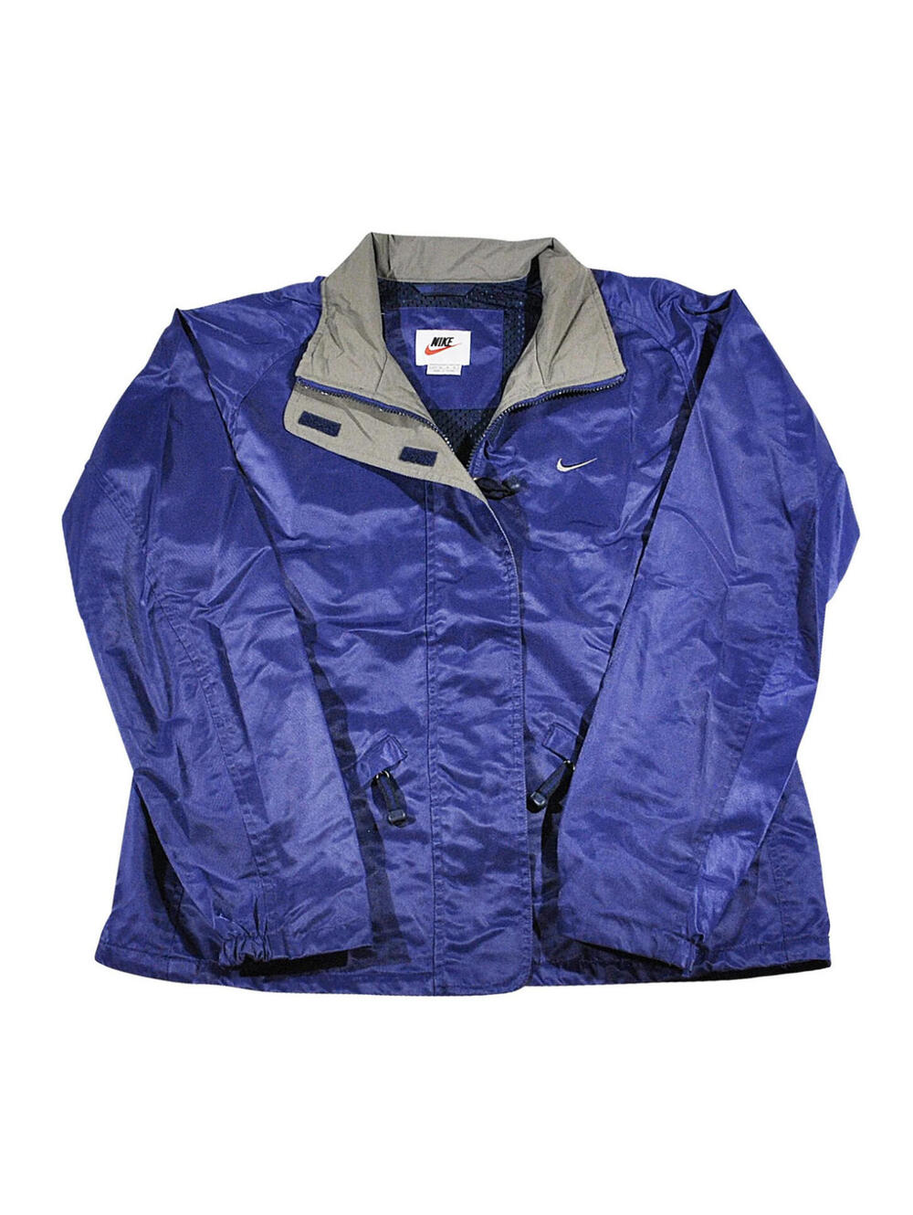 Vintage Nike 90s Blue Zip Sportswear Jacket Size Women’s Large